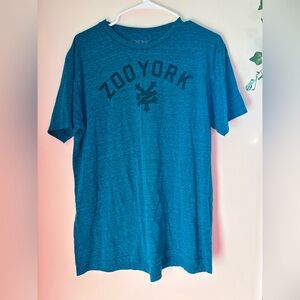 Zoo York Men's Teal Graphic Tee